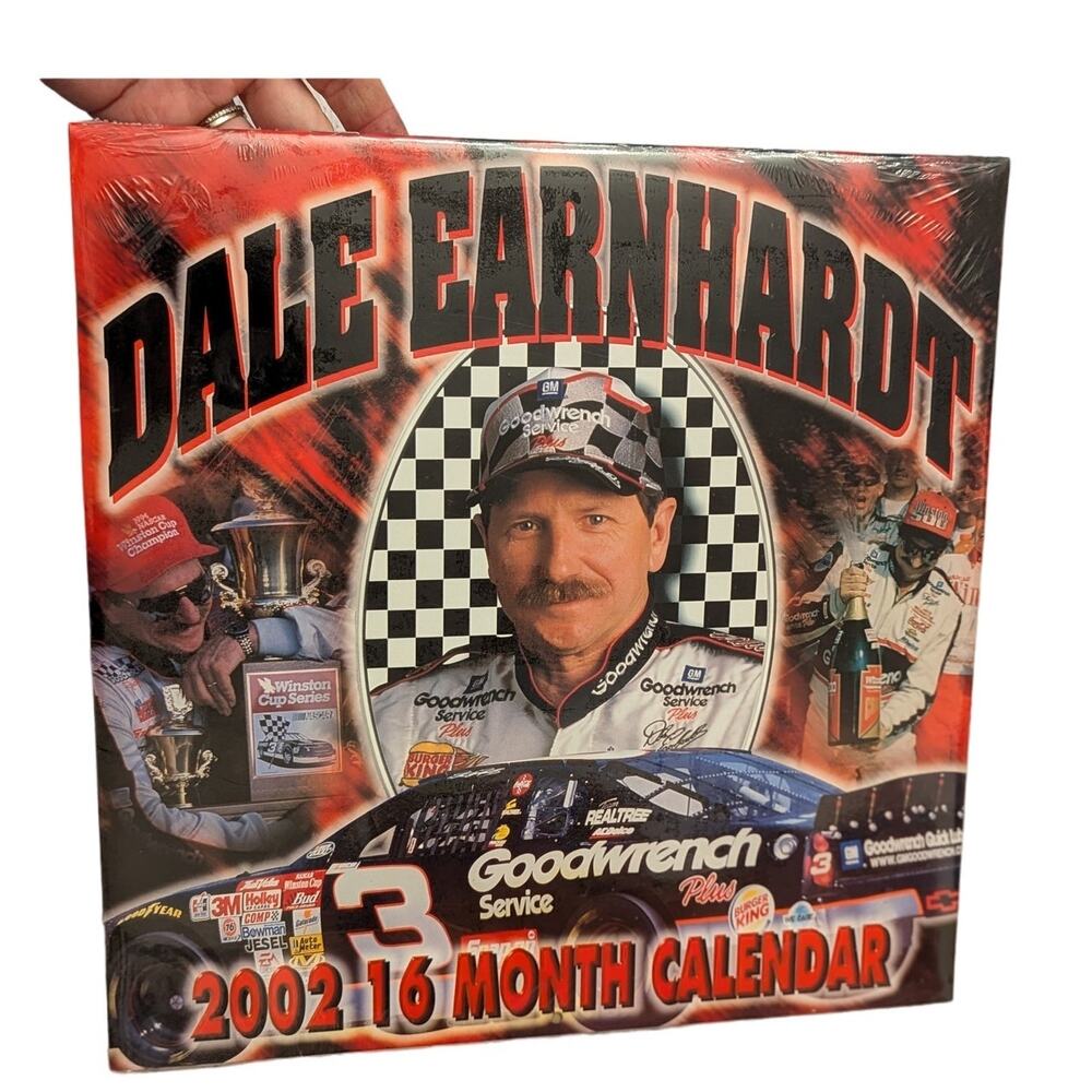 2002 Dale Earnhardt 16 Month Calendar Sealed